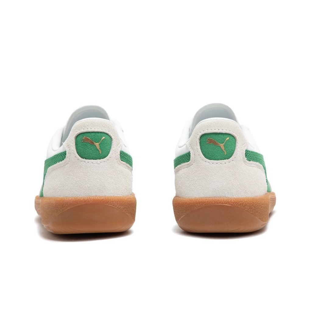 Puma Palermo White Archive Green Gum US M 4.5