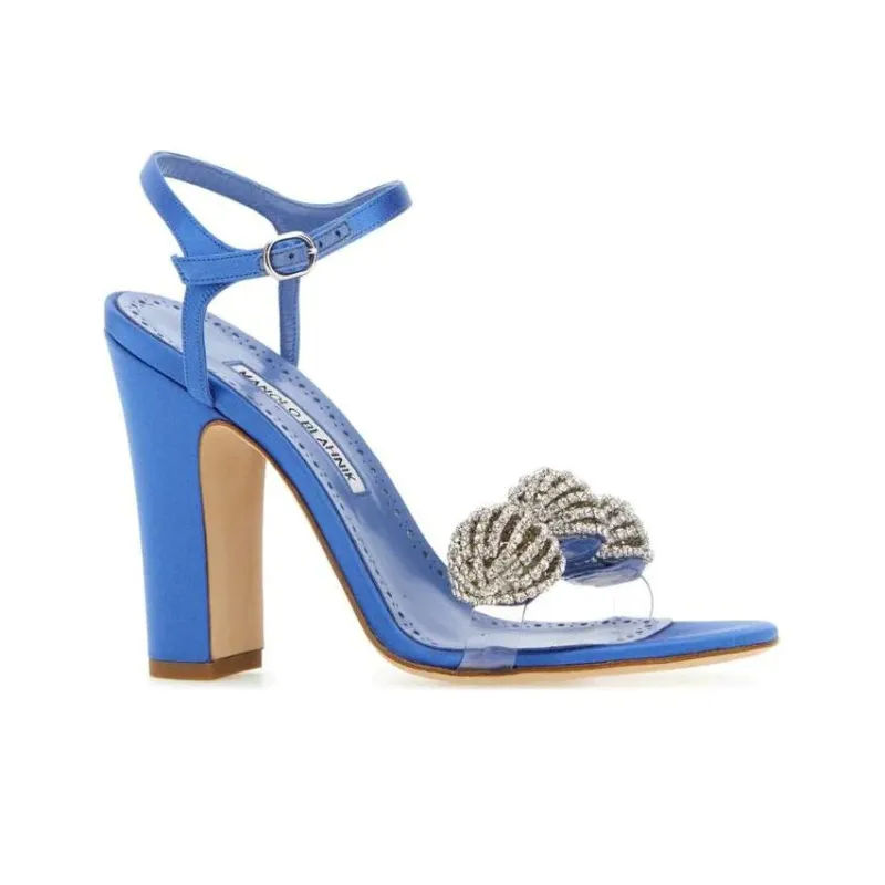 MANOLO BLAHNIK Ostria 90mm Star-embellished Sandals-2