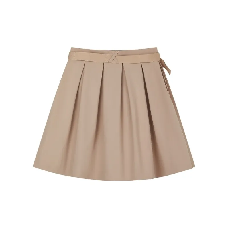 Teenie Weenie Casual Short Skirts Women's Khaki-1