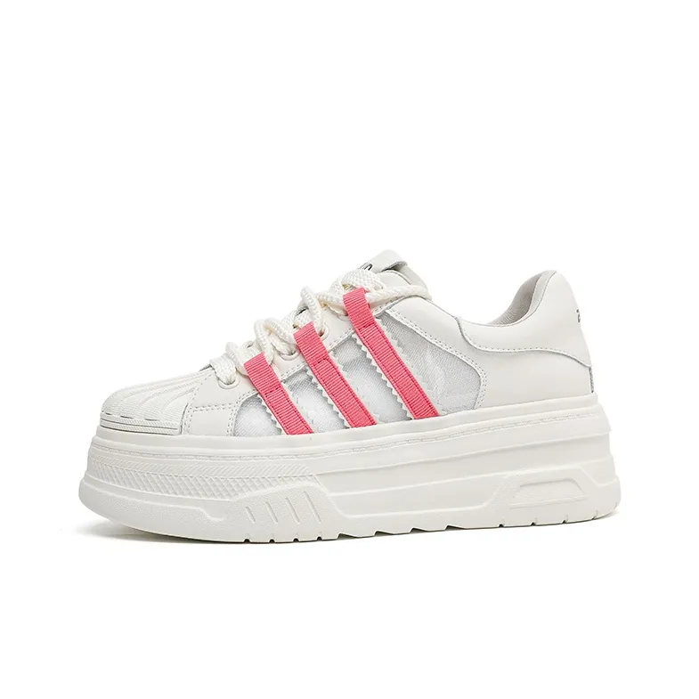 AIFUlIn Evelyn Abrasion Resistant Slip Resistant Low Top Skateboard Shoes Women's White-10