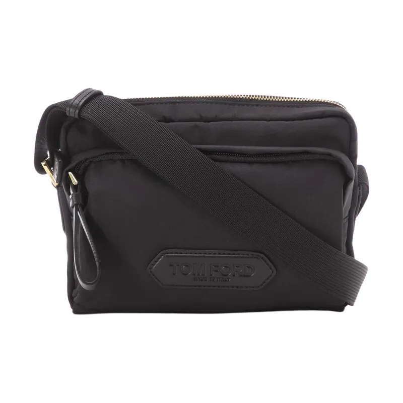 TOM FORD Calfskin Shoulder Bag Crossbody Bag Men's Black-1