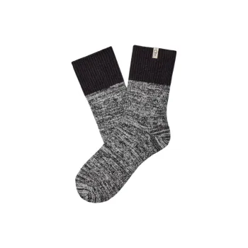 UGG Mid-Calf Socks Unisex 1 Pack Black