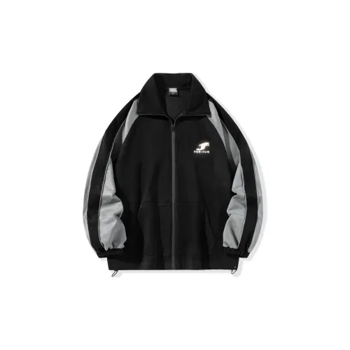 FORHUG Jackets Unisex Black