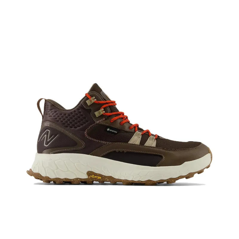 New Balance Fresh Foam X Hierro Mid Gore Tex Dark Mushroom Black Coffee Neo Flame-1
