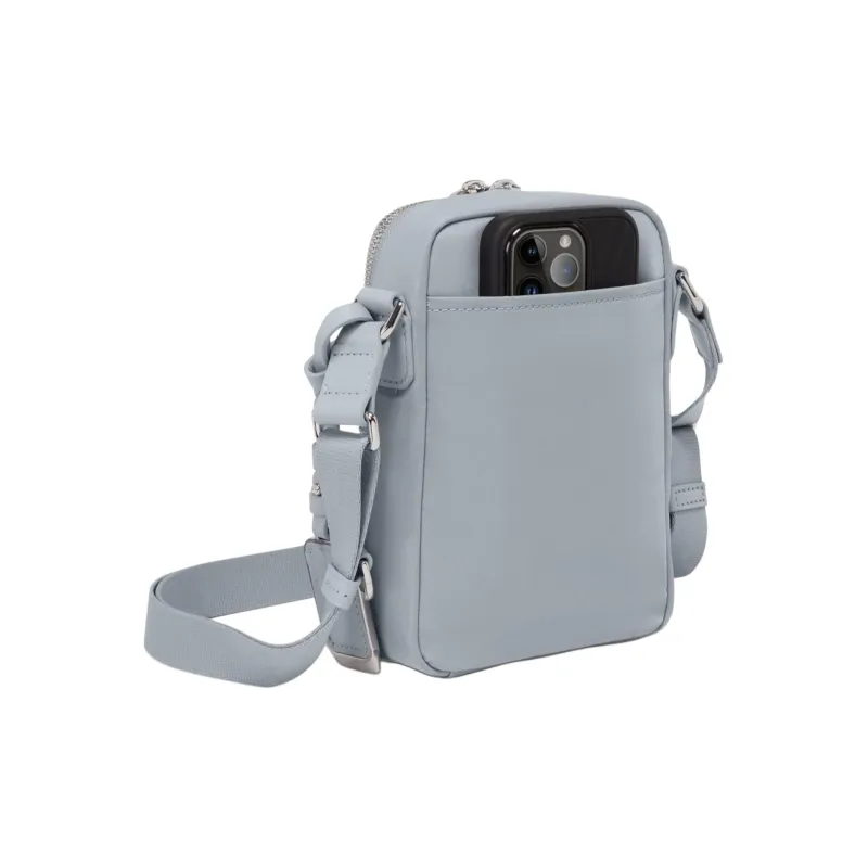 TUMI Nylon Cell Phone Pouch, Shoulder Bag, Crossbody Bag Women's Blue-1