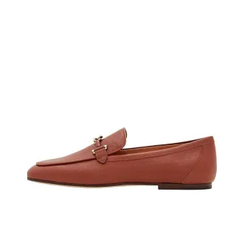 TOD'S Knot-plaque Leather Loafers