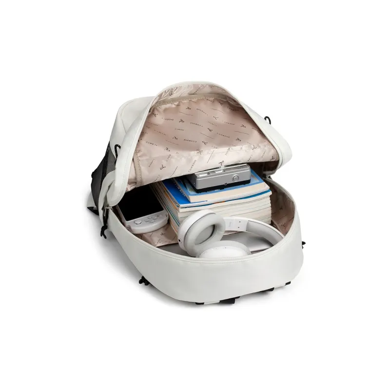 NOT ME Polyester Backpack Regular Unisex Ecru-12