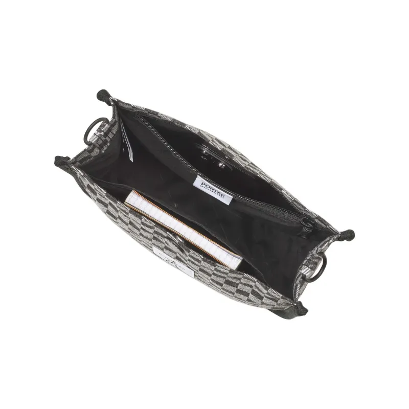 PORTER Polyester Portable Crossbody Bag Shoulder Bag Unisex Black-3