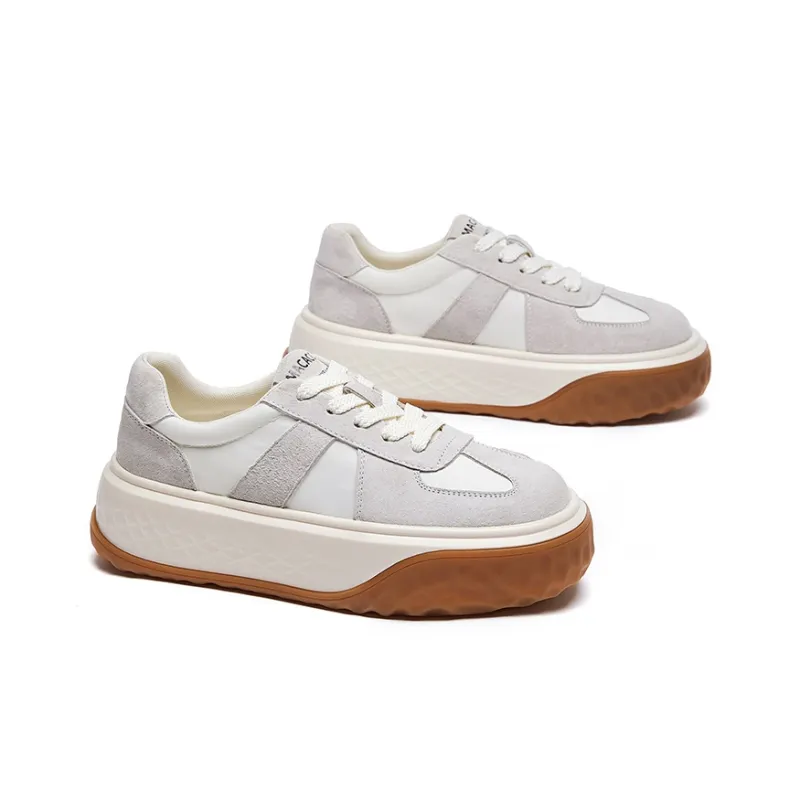 MALEMONKEY Anti-Slip And Wear-Resistant Lightweight Height Increasing Low-Top Casual Shoes Women's-19