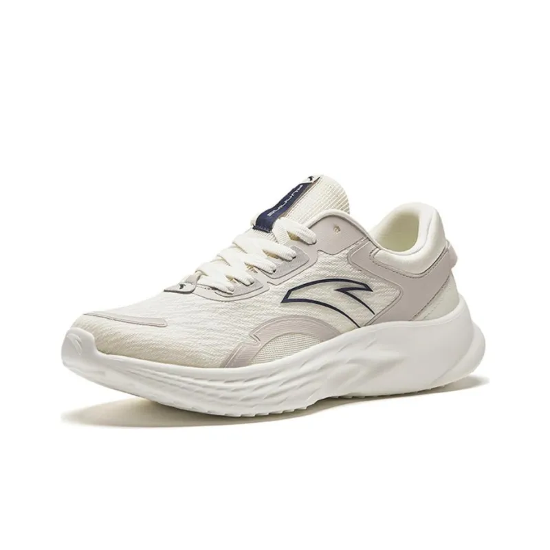 Anta Anti-Slip And Wear-Resistant Breathable Low-Top Running Shoes Men's Beige-1