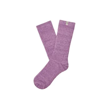 UGG Mid-Calf Socks Unisex 1 Pack Purple
