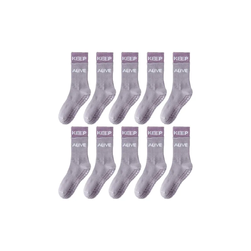 BEAR UNION Yoga Sprot Mid-Calf Socks Women's Combo Set-11