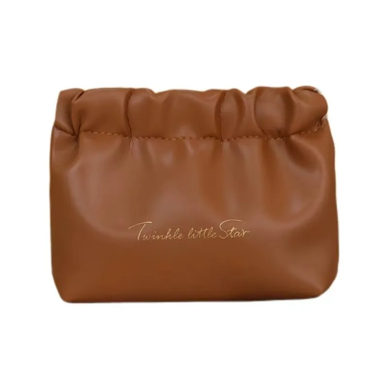 ALOENEY PU Makeup Bag Regular Women's Milk Apricot White/Rose Pink/Mocha/Classic Black-6