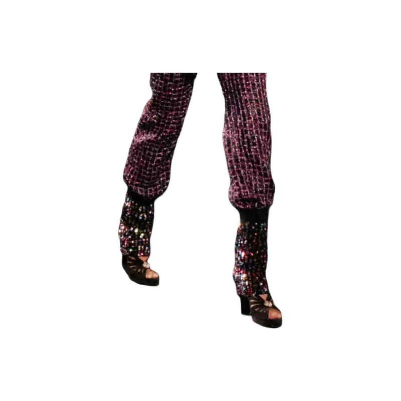 CHANEL 24C Mid-Calf Socks Women's Multicolor-0