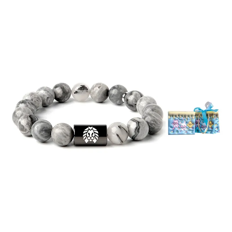Rastaclat Map Stone Little Lion National Style Bracelet Chain Unisex-4