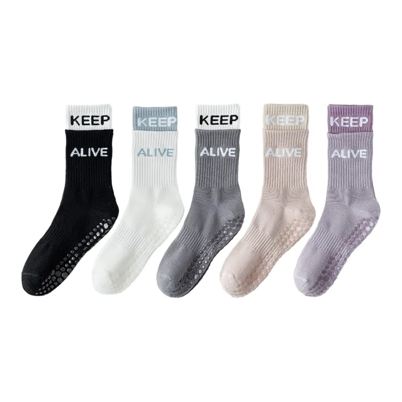 BEAR UNION Yoga Sprot Mid-Calf Socks Women's Combo Set-32