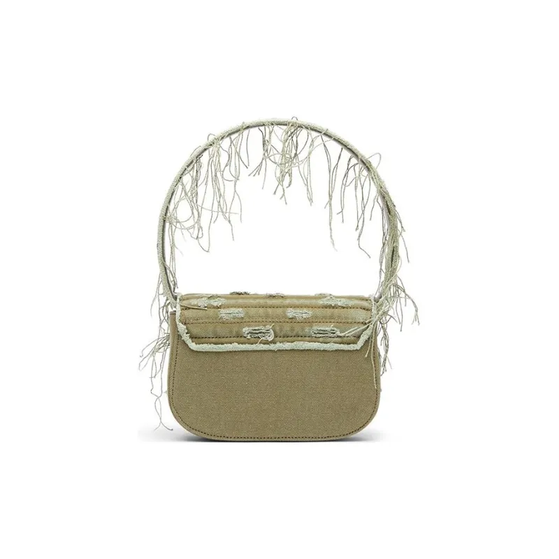 DIESEL 1DR Logo Plaque Shoulder Bag-2
