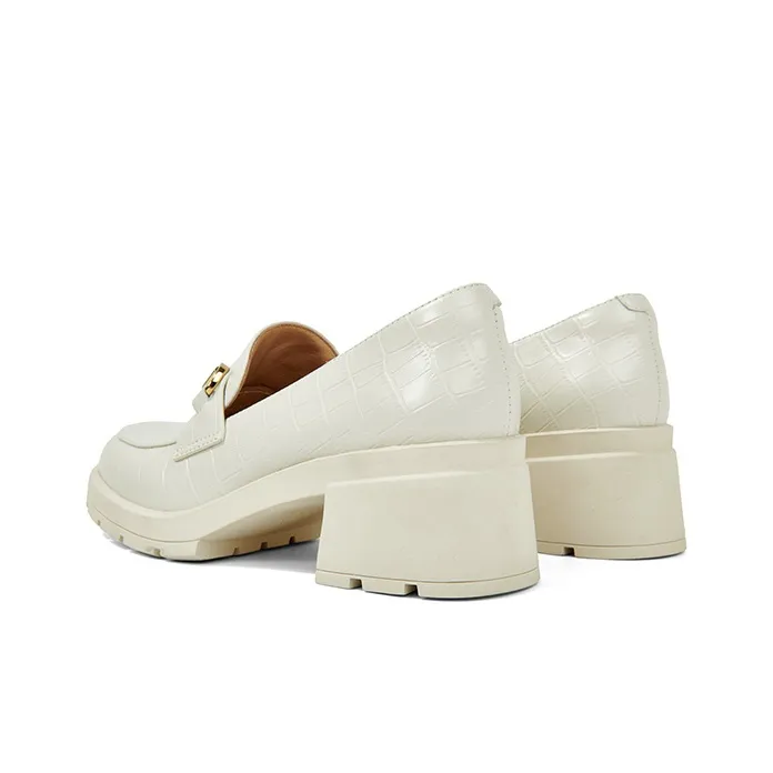 PT'SON Loafers Women's White/8 Black-3
