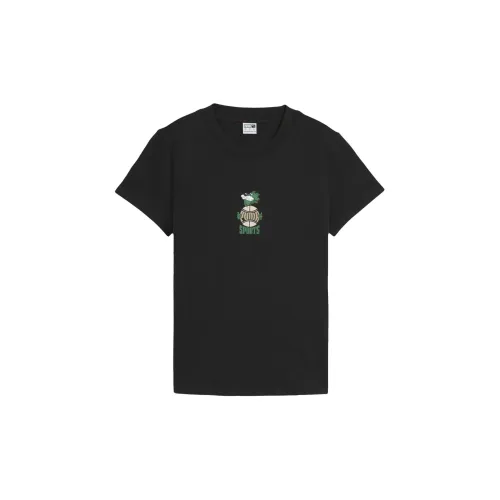 PUMA TEAM FOR THE FANBASE GRAPHIC TEE T Shirt Women's Black