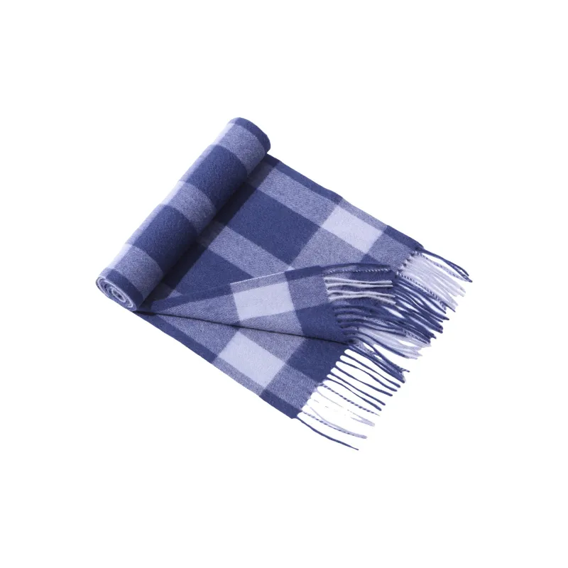 H YXIANG Cashmere Knit Scarves Unisex-2