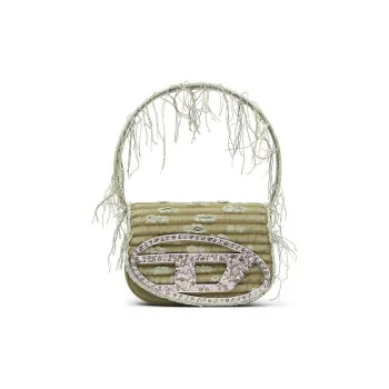 DIESEL 1DR Logo Plaque Shoulder Bag