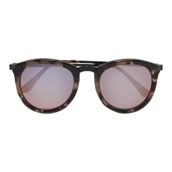 Le Specs Metal Round Sunglasses Women's Tortoiseshell