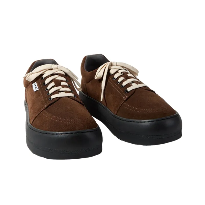 Sunnei Dreamy Lace-up Suede Sneakers-2