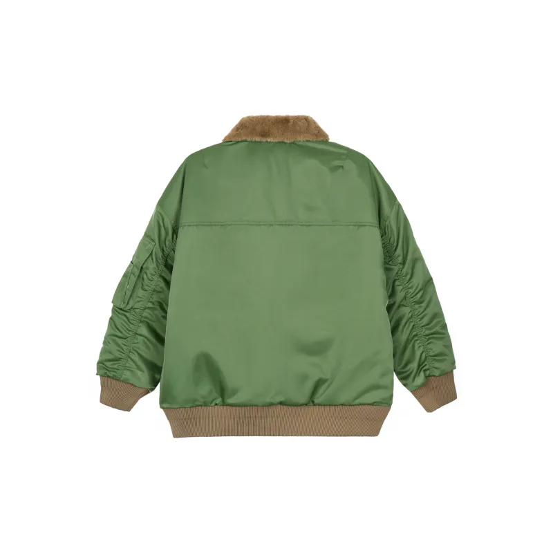 Jordan Jackets & Coats Women's Light Olive Yellow-1