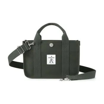 PORTER Canvas One Shoulder Crossbody Canvas Bag Handbag Unisex Green
