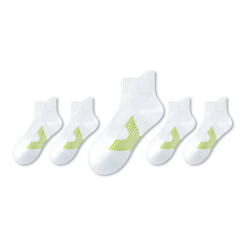 LUOLIAN Mid Calf Socks Unisex 5 Pack-30