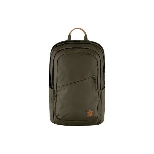 Fjallraven Polyamide Backpack Regular Unisex Black Olive Color