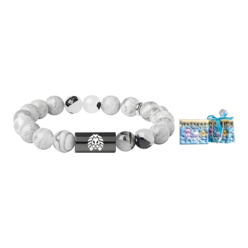 Rastaclat Map Stone Little Lion National Style Bracelet Chain Unisex-6