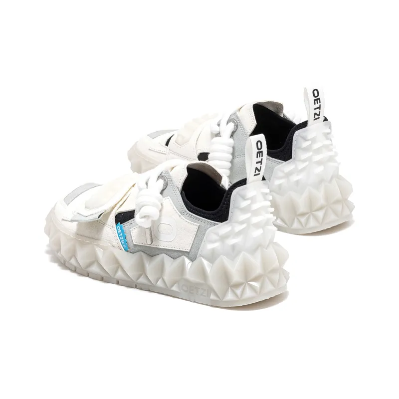 OETZI Ice Man Oz Low Top Athletic Shoes Skateboard Shoes Unisex Ecru-2
