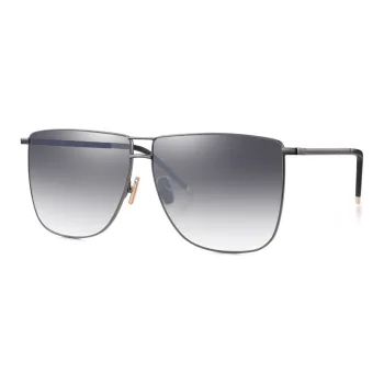  JIGOTT Plate And Metal Irregular Shape Sunglasses Unisex