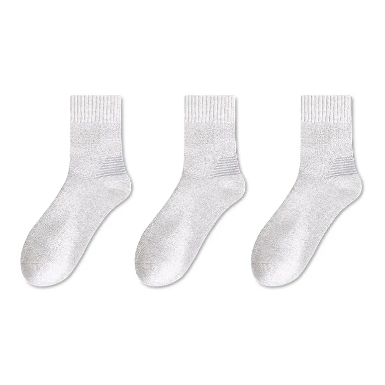 LUOLIAN Mid Calf Socks Unisex 3 Pack-9