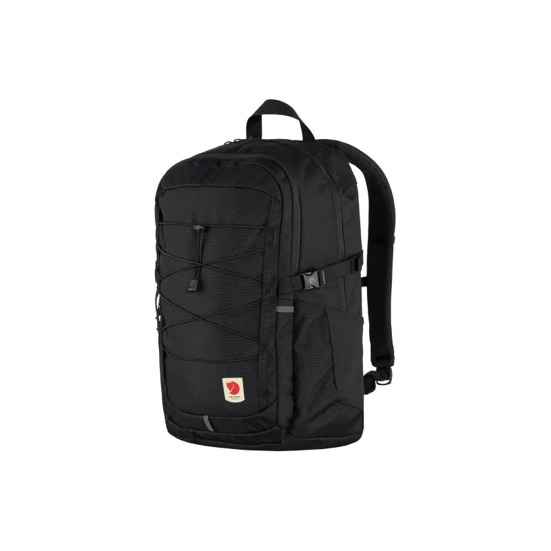 Fjallraven Recycled Polyester Backpack Regular Unisex Black-1
