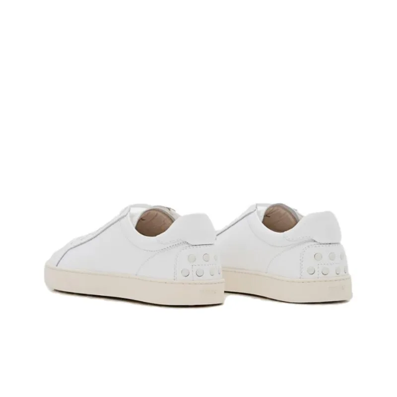 TOD'S Round Toe Lace Up Sneakers-3