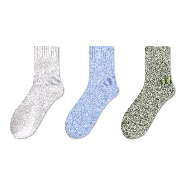 LUOLIAN Mid Calf Socks Unisex 3 Pack-1