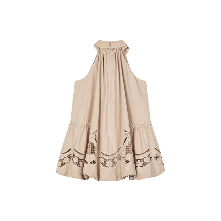 UOOYAA Casual Long Skirts Women's Khaki-1