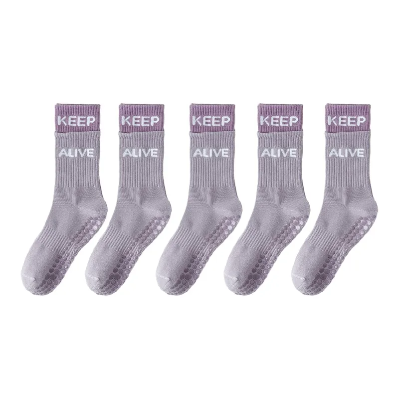BEAR UNION Yoga Sprot Mid-Calf Socks Women's Combo Set-27