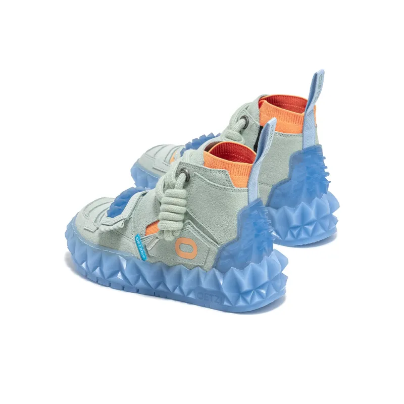 OETZI Slip Resistant High Top Skateboard Shoes-2
