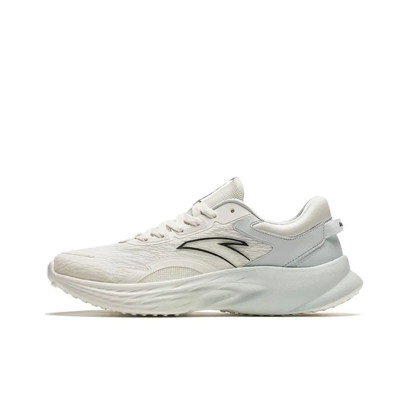 Anta Slip-Resistant Breathable Low-Top Running Shoes Men's Beige-0