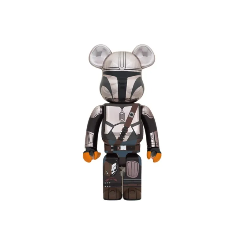 Bearbrick Star Wars The Mandalorian Chrome-1