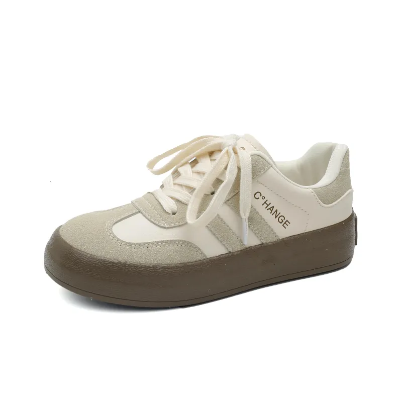 YOBN SMILE Anti-Slip And Wear-Resistant Lightweight Low-Top Skateboard Shoes Women's-1