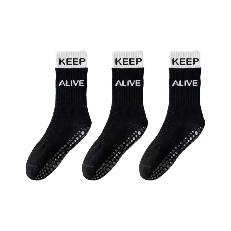 BEAR UNION Yoga Sprot Mid-Calf Socks Women's Combo Set-36