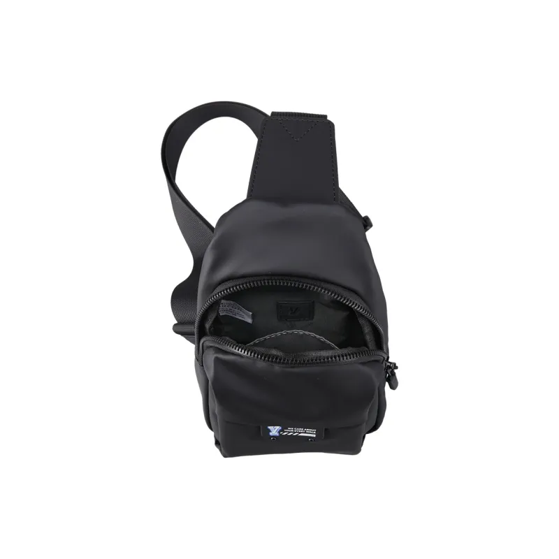 YEARCON Fabric Sling Bag Regular Men's Black-4