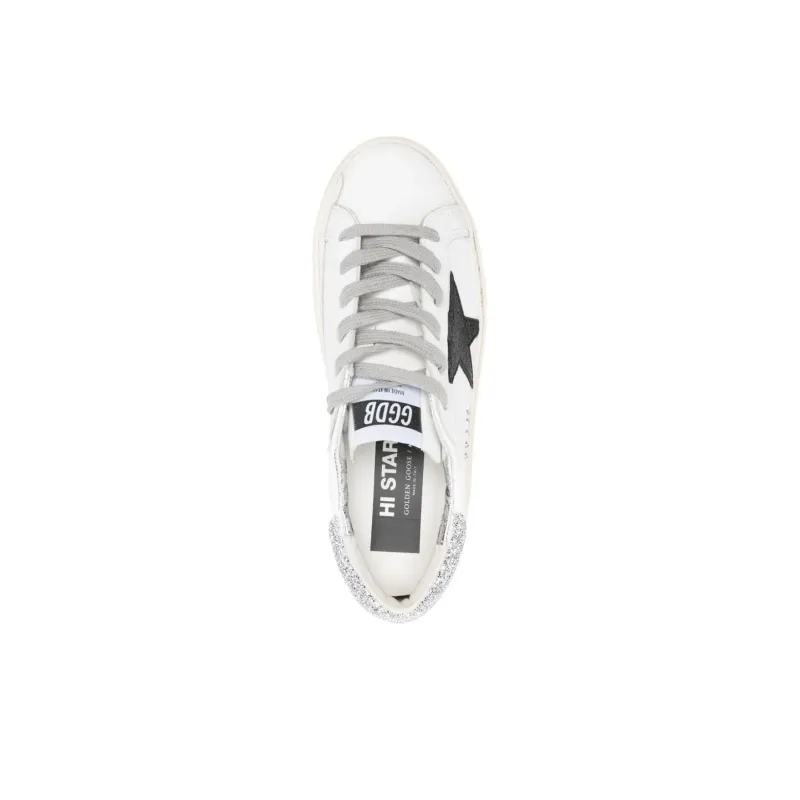 Golden Goose Hi Star Leather Sneakers-3