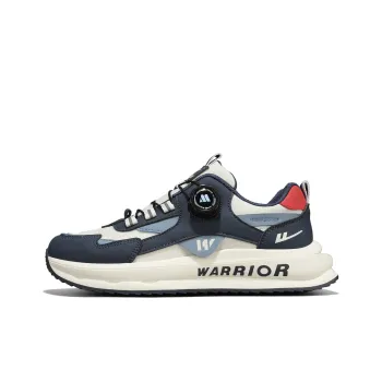 Warrior Cushioning, Abrasion Resistant, Height Increasing Low Top Running Shoes Men's Beige Blue
