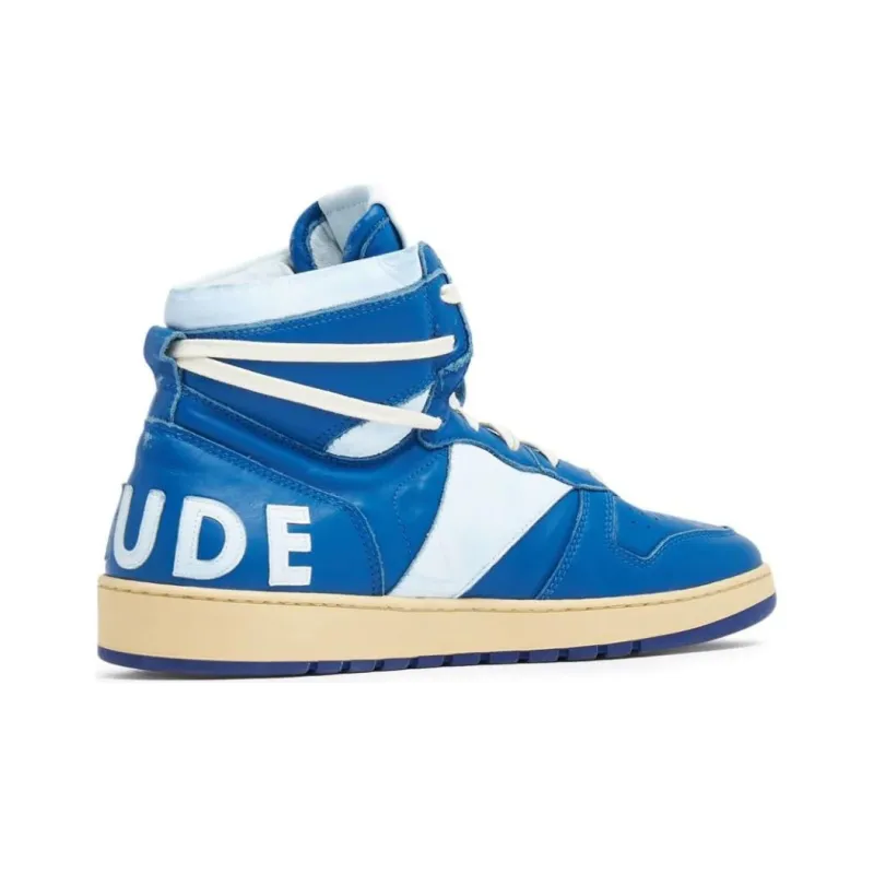 RHUDE Rhecess Leather High top Sneakers-3