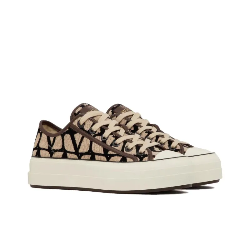 Valentino Garavani Totaloop XL Toile Iconographe Sneakers-2